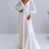 Brudklänning Spets Långärmad 8 robe de mariee boheme classique chic 480x
