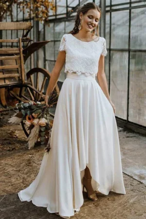 Bohemisk Bröllopsklänning Tidlös Boho