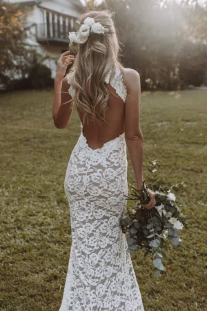 Brudklänning Storlek 48 7 robe de mariee boheme romantique chic dos nu 720x