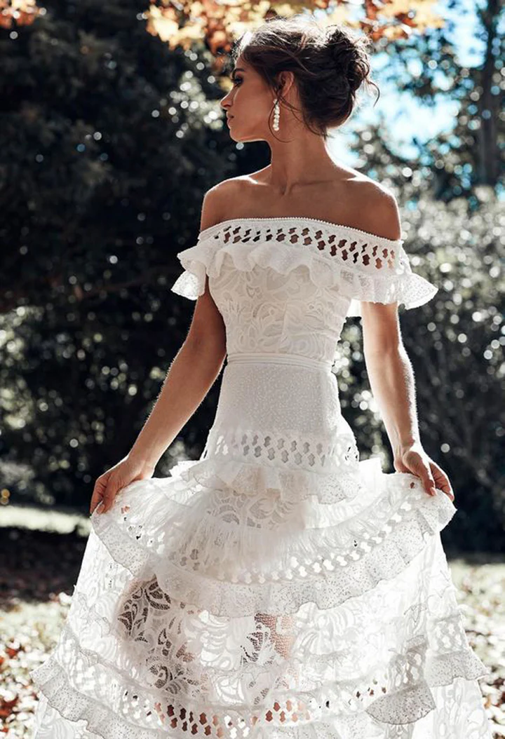Asos Brudklänning 3 Bohemisk Bröllopsklänning Kreativ Romantik