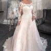 Bianco Evento Bröllopsklänning 8 champetre robe de mariee femme ronde 1 turbo 766130 5000x