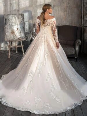Bianco Evento Bröllopsklänning 6 champetre robe de mariee femme ronde 4 turbo 663875 5000x