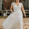 Billig Bröllopsklänning Plus Size 7 robe de mariage courte pour femme ronde et petite 1 turbo 5f072ce9 8176 4192 8155 44d8b2c75040 345680 5000x