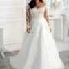 Hyra Bröllopsklänning Norrköping 8 robe de mariee grande taille manche longue 1 turbo 475263 5000x