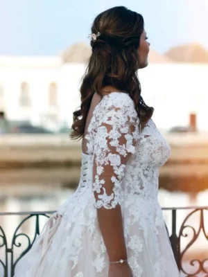 Grekisk Bröllopsklänning 7 robe de mariee lacet dos grande taille 4 turbo 785473 5000x