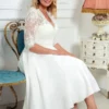 A Linjeformad Bröllopsklänning 7 robe de mariee mousseline grande taille 1 turbo 922098 5000x