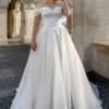 Figurnära Bröllopsklänning 9 robe de mariee organza femme ronde 1 turbo 468825 5000x