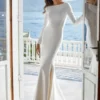 Bröllopsklänning Sjöjungfru Budget 9 robe mariee sirene satin 1 turbo 580740 5000x