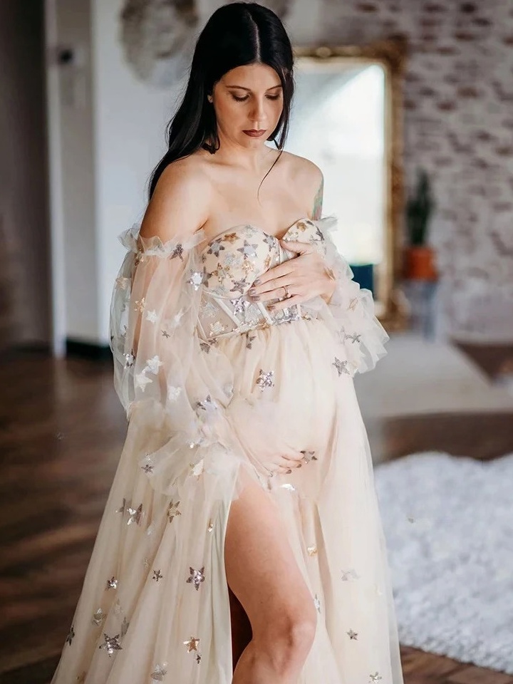 Brudklänning Boho Chic 2 Bohemisk Bröllopsklänning Diskret Glädje