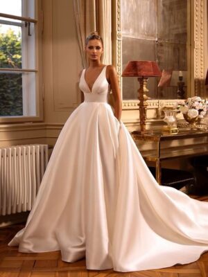 Brudklänning Organza